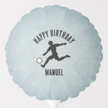 Jogador de futebol marcando Goal Boys ou Aniversár