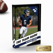 Jogador de Futebol Personalizado Vibrante Azul Pre
