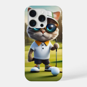 Jogador de Golfe Gato Engraçado,