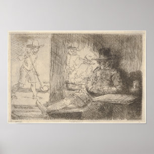 Jogador de Golfe - Impressão de Arte Rembrandt