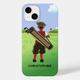 Jogador de golfe personalizado divertimento no
