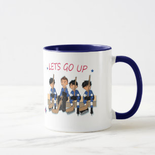 Jogador de hóquei combinado da caneca