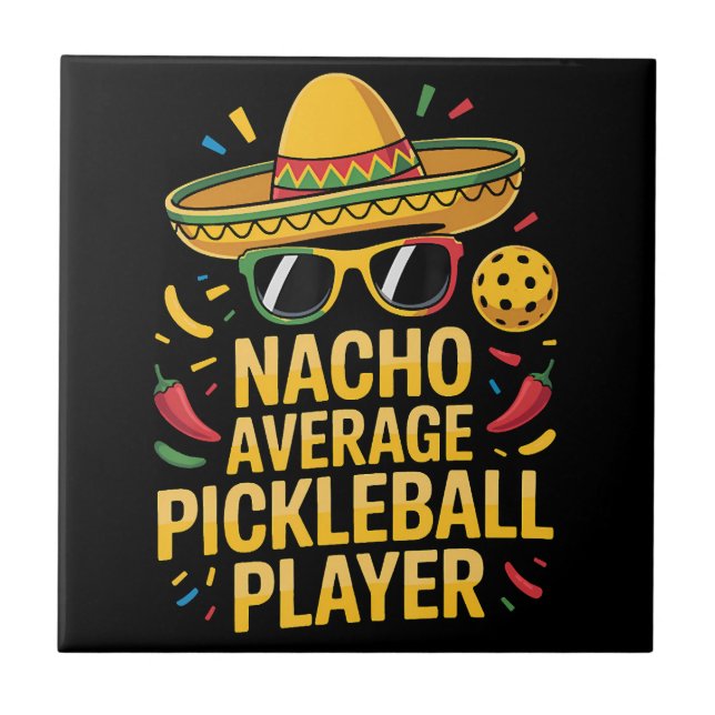 Jogador de pickleball não médio (Frente)