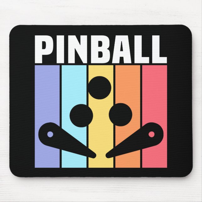Jogador de Pinball - Mousepad Não-Slip #6-2 (Frente)