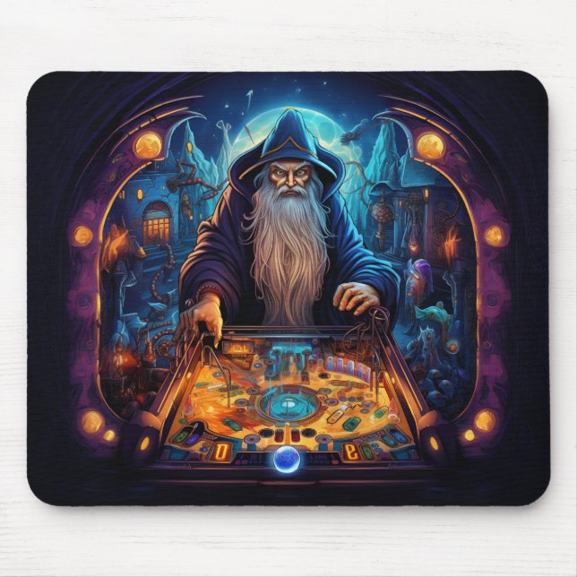 Jogador de Pinball - Mousepad Não-Slip nº 7-4 (Frente)
