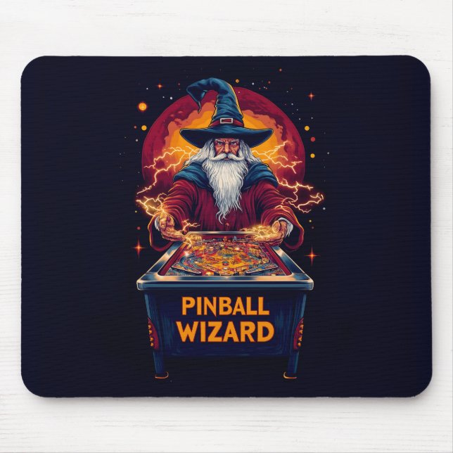 Jogador de Pinball - Mousepad Não-Tutelar #17 (Frente)