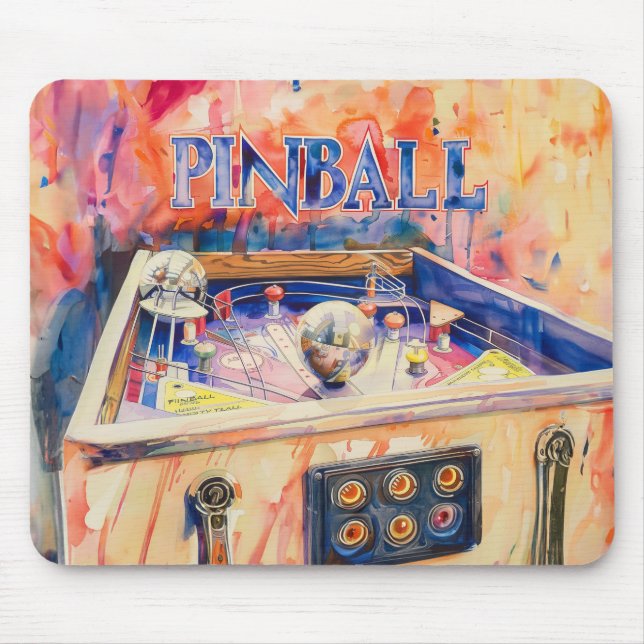 Jogador de Pinball - Mousepad Não-Tutelar #26 (Frente)