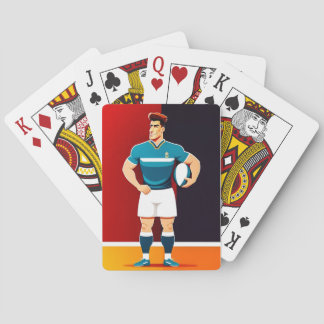Jogador de Rugby - Cartas de Baralho
