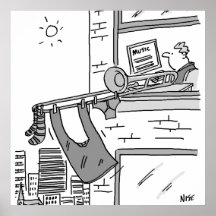 Jogador de Trombone engraçado Poster