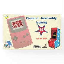 Jogador de Vídeo Retro Divertido 🎮 50º Aniversári