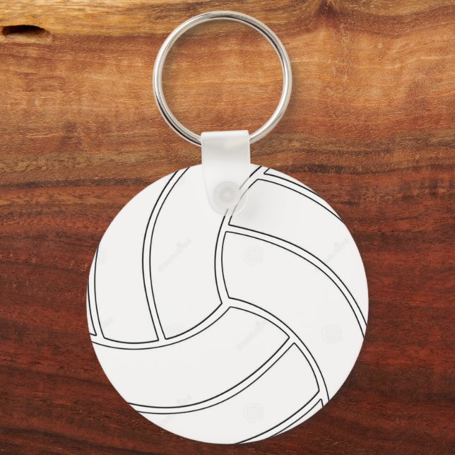 Jogador de Voleibol Pleno Chaveiro (Keyring) (Frente)