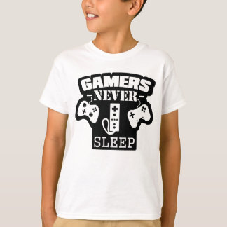 Jogador Nunca Dorme - Camisa Engraçada para Jogos