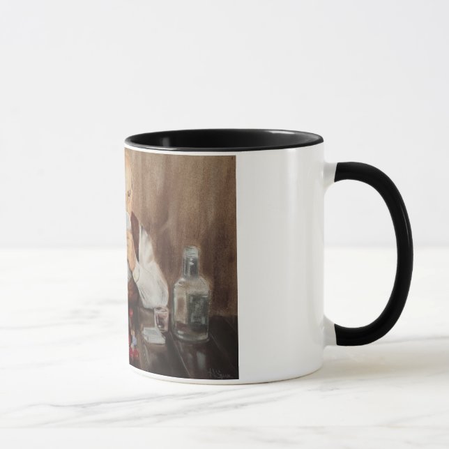 jogador ocidental selvagem do gunslinger da caneca (Direita)