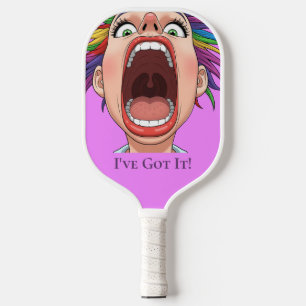 Jogador Pickleball de Boca Grande Rosa Quente