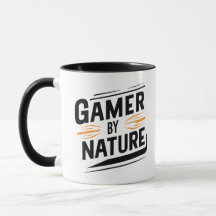Jogador por natureza, canecas de jogos