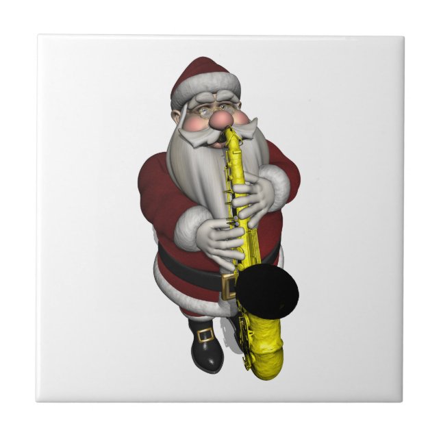 Jogador saxofone do Papai Noel (Frente)