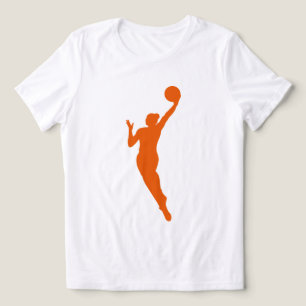 Jogadora de basquete dinâmica Silhouette Design