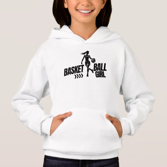 Jogadora de basquete, Presente de aniversário, Equ (Frente)