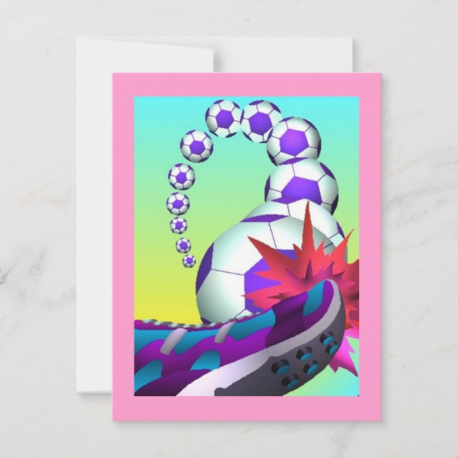 JOGADORES DE FUTEBOL CONVIDAM CONVITES DE FESTAS (Frente)