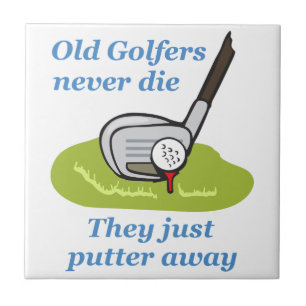Jogadores de golfe idosos