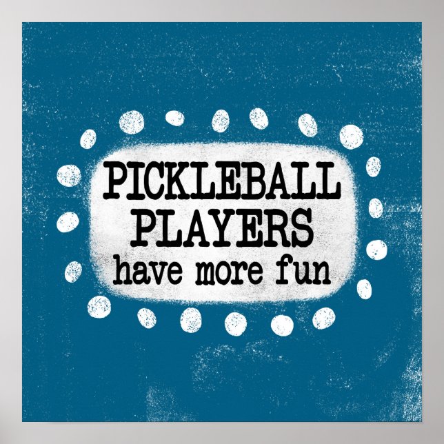 Jogadores De Pickleball Têm Mais Arte De Poster (Frente)