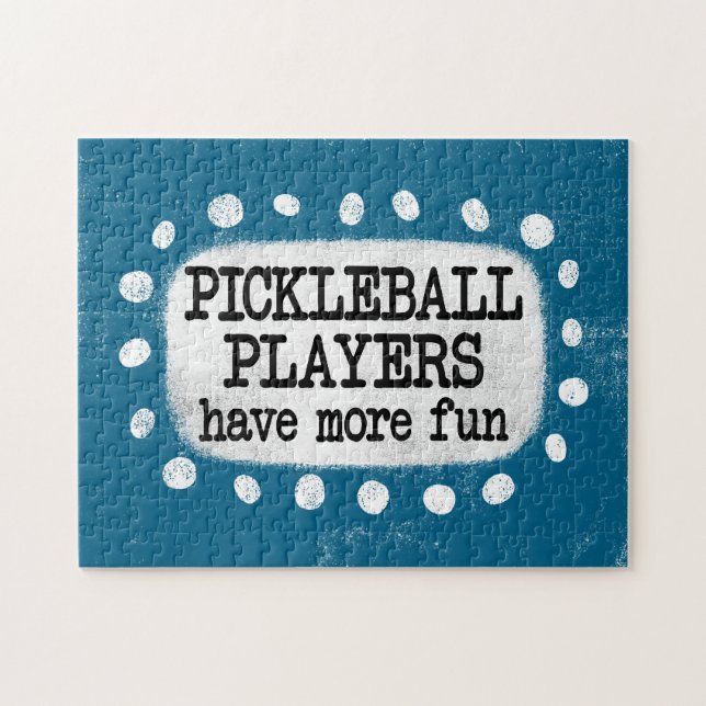 Jogadores De Pickleball Têm Mais Quebra-cabeça De  (Horizontal)