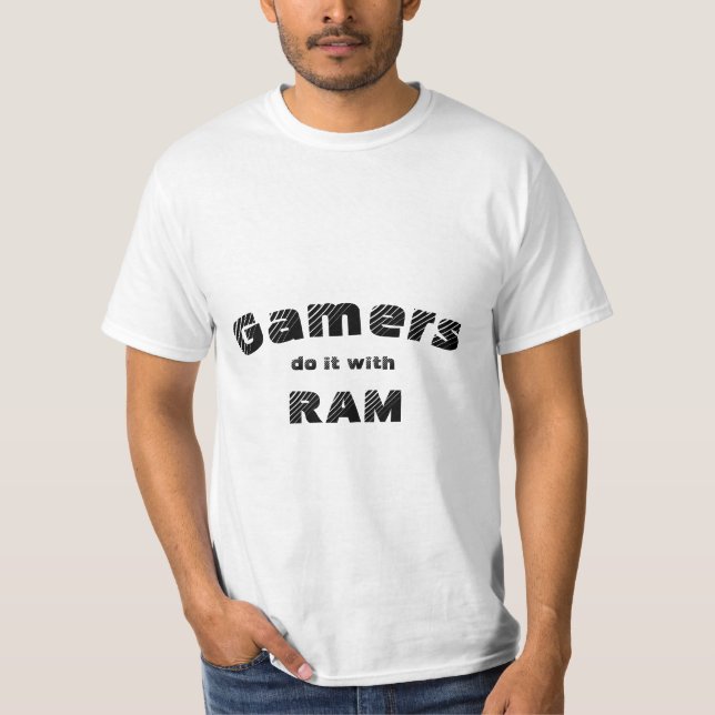 Jogadores fazem isso com a Camisa T RAM (Frente)