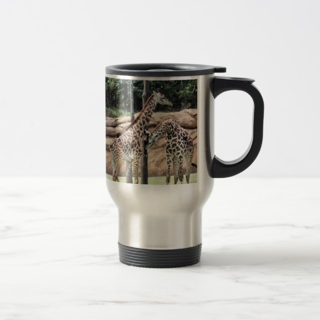 Jogando a caneca de viagem dos SS dos girafas (Direita)