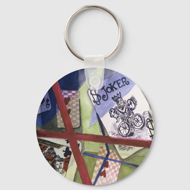 Jogando Cartões Chaveiro (Frente)