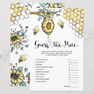 Jogo Adivinhe o Preço do Mel Floral da Colmeia de 