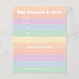 Jogo Arco-Íris Gênero Núcleo do Chá de fraldas