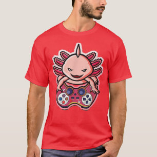 Jogo Axolotl Camisas Meninos Jovens Jogadores Víde