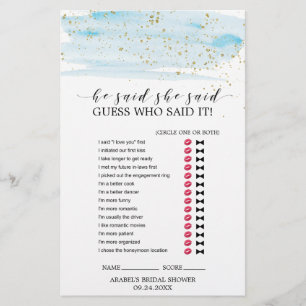 Jogo azul e Dourado da aguarela do casamento da