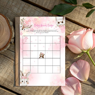 Jogo Bingo Da Rapariga Do Woodland