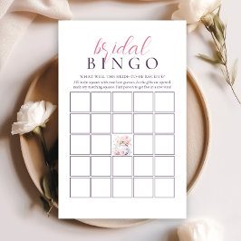 Jogo Bingo do Chá de panela do Tea Party Elegante