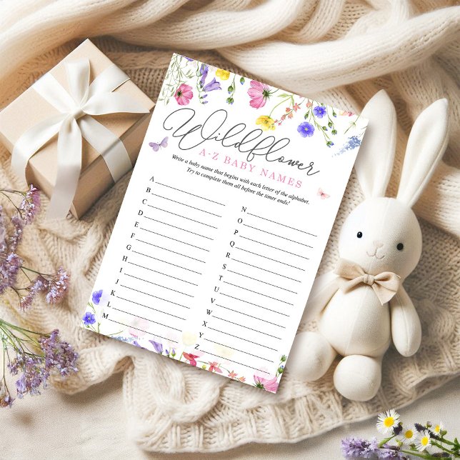 Jogo Bloom Baby ABC | Chá de fraldas de flor selva (Criador carregado)