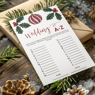 Jogo da Brida de inverno A-Z de Casamento