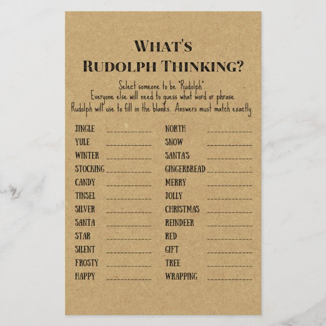 Jogo da Festa de Natal Russo da Família, IMPRESSO (Frente)