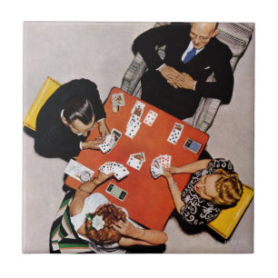 Jogo da ponte por Norman Rockwell