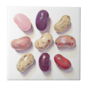 JOGO DA VELHA BALAS JELLY BEANS AZULEJO CERÂMICO Q