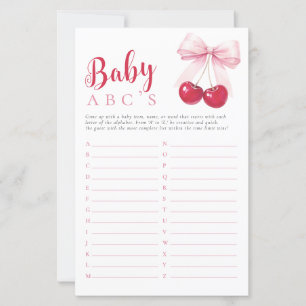 Jogo de ABCs do Bebê Cereja