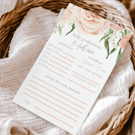 Jogo de adivinhação para chá de bebê com tema de r