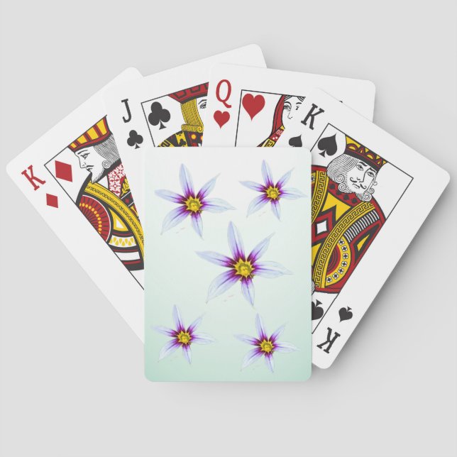 Jogo de Baralho Estampa Floral (Verso)