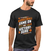 Jogo de basquete com certeza vitória, camisa despo