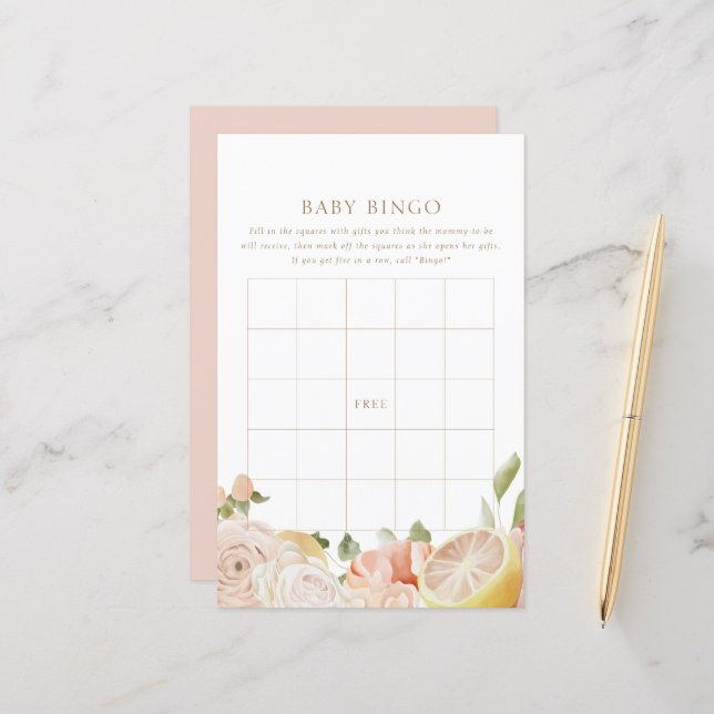 Jogo de Bebê de Limonada Rosa Moderna (Frente/Verso In Situ)