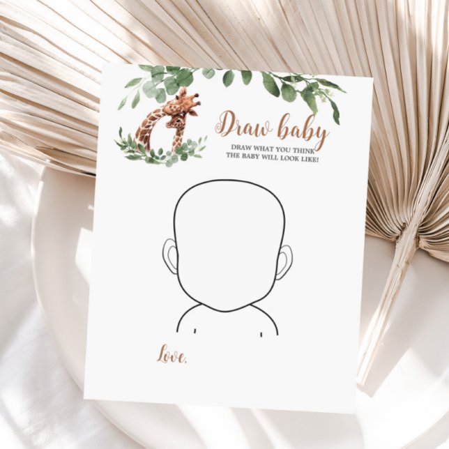 Jogo de bebê do Desenhar Giraffe (Criador carregado)