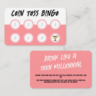 Jogo De Bebendo De Cartão Bingo Para Festas