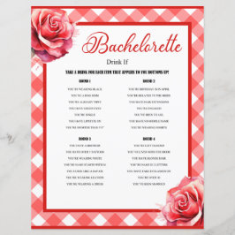 Jogo de Bebendo Pinup Rosa Bachelorette