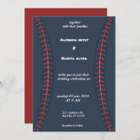 Jogo de beisebol sobre esporte Tema Convites para