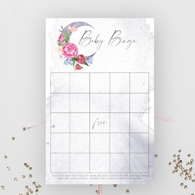 Jogo de Bingo Baby Over the Moon (Criador carregado)